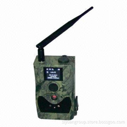 Invisible black IR game hunting camera with 1.5" color LCD, auto timer, auto sending picture by MMS